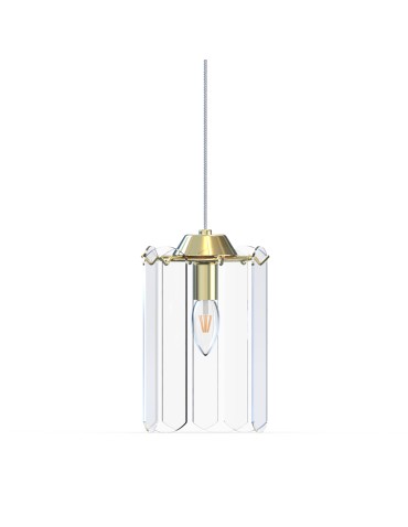 Zuma Line NIRA GOLDEN/Transparent Glass MD3523-1-EGN Pendant. - product 2