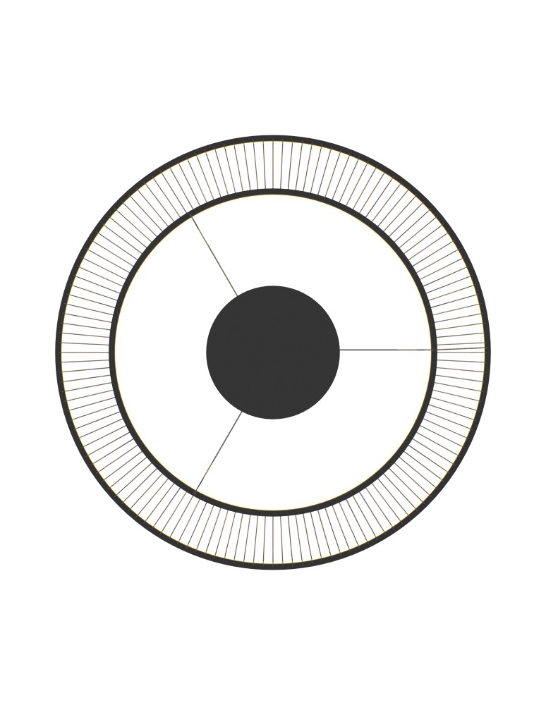 LED pendant lamps - Zuma Line BALU BLACK MD3328-2M-3BT Pendant. - product kolory-swiatla.pl 7