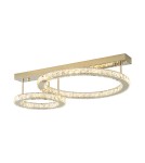 Ceiling lamps with crystals - Zuma Line GIRONA GOLD MX3713-2-3GT SUFFIT. - product 3