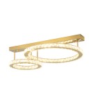 Ceiling lamps with crystals - Zuma Line GIRONA GOLD MX3713-2-3GT SUFFIT. - product 4