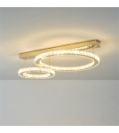 Ceiling lamps with crystals - Zuma Line GIRONA GOLD MX3713-2-3GT SUFFIT. - product 6