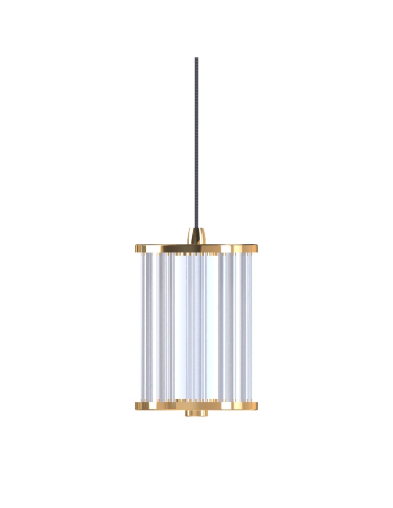 Single pendant lamps - Zuma Line CALLY GOLD MD3147-1A-3GT Pendant. - product kolory-swiatla.pl 1