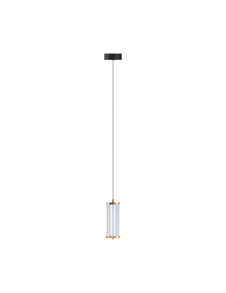 Single pendant lamps - Zuma Line CALLY GOLD MD3147-1A-3GT Pendant. - product kolory-swiatla.pl 2