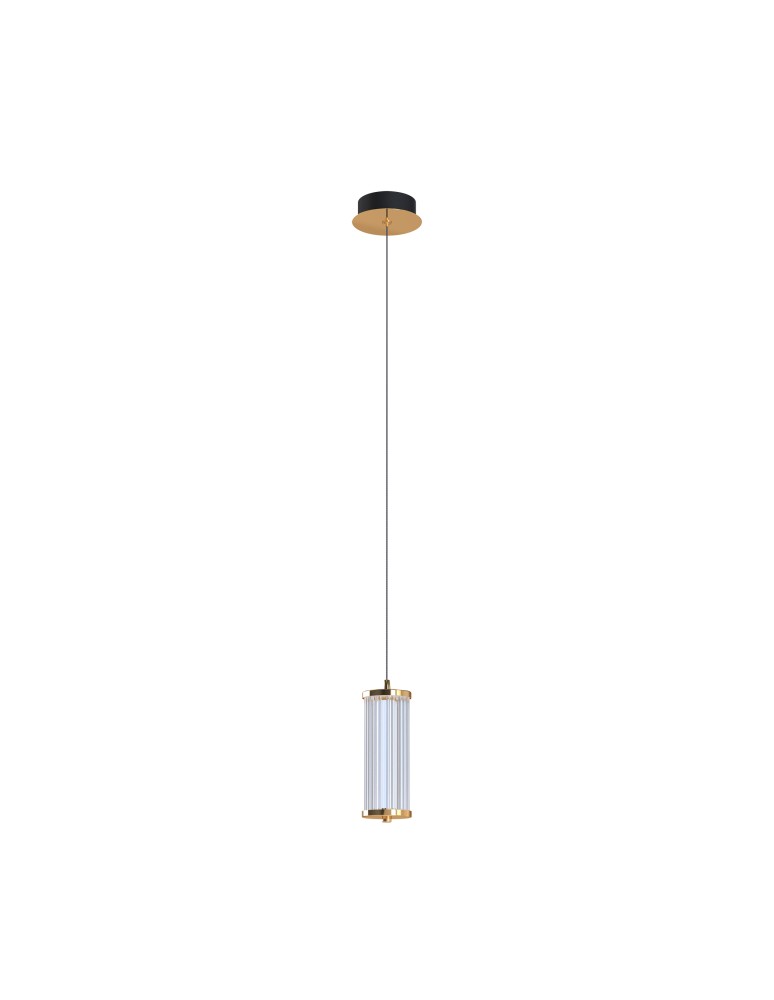 Single pendant lamps - Zuma Line CALLY GOLD MD3147-1A-3GT Pendant. - product kolory-swiatla.pl 4