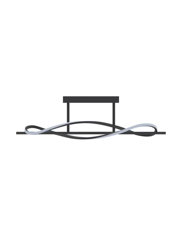 LED ceiling lamps - Zuma Line DOMENICO BLACK MX3544-1-3BT SUFFIT. - product kolory-swiatla.pl 2