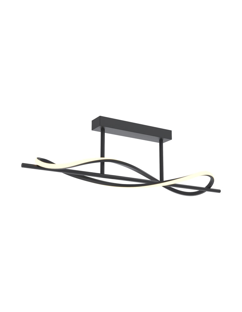 LED ceiling lamps - Zuma Line DOMENICO BLACK MX3544-1-3BT SUFFIT. - product kolory-swiatla.pl 4