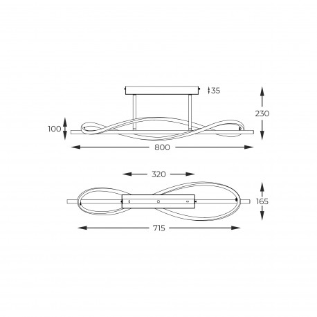 Zuma Line DOMENICO CZARNY MX3544-1-3BT SUFITOWA