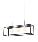 Pendant lamps over the island - Zuma Line PIRO BLACK MAT MD3115-3-3BT Pendant. - product 2