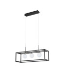 Pendant lamps over the island - Zuma Line PIRO BLACK MAT MD3115-3-3BT Pendant. - product 3