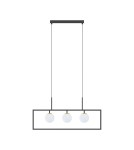 Pendant lamps over the island - Zuma Line PIRO BLACK MAT MD3115-3-3BT Pendant. - product 5