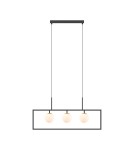 Pendant lamps over the island - Zuma Line PIRO BLACK MAT MD3115-3-3BT Pendant. - product 6