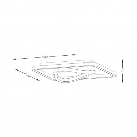 Zuma Line LENS ZŁOTY/CZARNY MX3889-1B-3BGT SUFITOWA