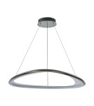 LED pendant lamps - Zuma Line GETAFE BLACK CHROME MD3888-1L-3BCT Pendant. - product 1