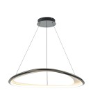LED pendant lamps - Zuma Line GETAFE BLACK CHROME MD3888-1L-3BCT Pendant. - product 3