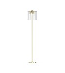 Glamour floor lamps - Zuma Line NIRA GOLD/ TRANSLATIVE GLASS ML3523-3-EGN FLOOR PLATE. - product 1
