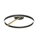 Ring ceiling lamps - Zuma Line MALU BLACK/GOLD MX3689-1L-3BGT SUFFIT. - product 1