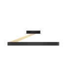 Ring ceiling lamps - Zuma Line MALU BLACK/GOLD MX3689-1L-3BGT SUFFIT. - product 2