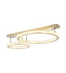 Ceiling lamps with crystals - Zuma Line GIRONA CHROM MX3713-2-3CT SUFFIT. - product 4