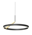 Pendant lamps circles - Zuma Line MALU BLACK/GOLD MD3689-1M-3BGT Pendant. - product 2
