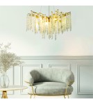Glamour pendant lamps - Zuma Line DIJON GOLD MD3720-1-EGN Pendant. - product 3
