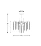 Glamour pendant lamps - Zuma Line DIJON GOLD MD3720-1-EGN Pendant. - product 4