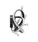 Glamour wall lamps - Zuma Line MAIA BLACK CHROME MB3481-1-3BCT SHINKIT. - product 2