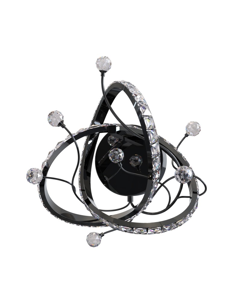 Glamour wall lamps - Zuma Line MAIA BLACK CHROME MB3481-1-3BCT SHINKIT. - product kolory-swiatla.pl 5