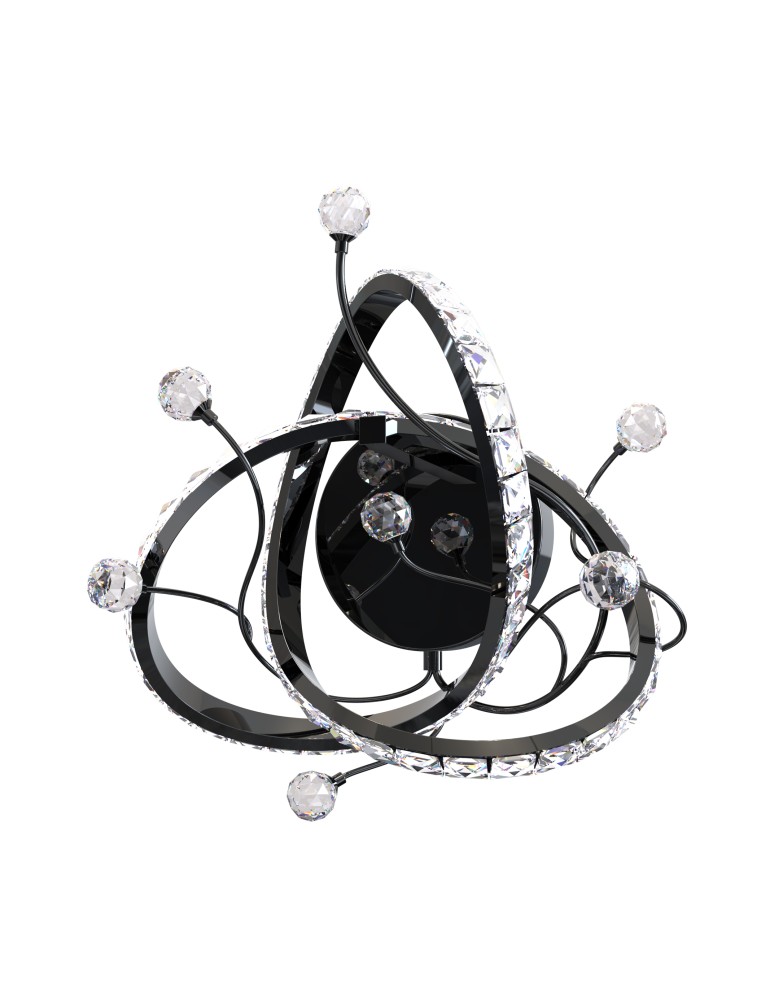 Glamour wall lamps - Zuma Line MAIA BLACK CHROME MB3481-1-3BCT SHINKIT. - product kolory-swiatla.pl 6