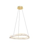 Glamour pendant lamps - Zuma Line ATHESA GOLD MD3169-1-3GT Pendant. - product 1