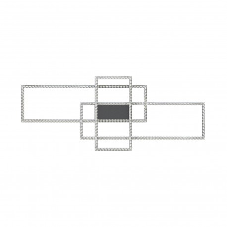 Zuma Line ERVI CZARNY MAT MX7907-3B-3BT SUFITOWA