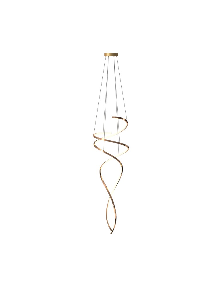 LED pendant lamps - Zuma Line COCO GOLD MD3127-2M-3GT Pendant. - product kolory-swiatla.pl 2