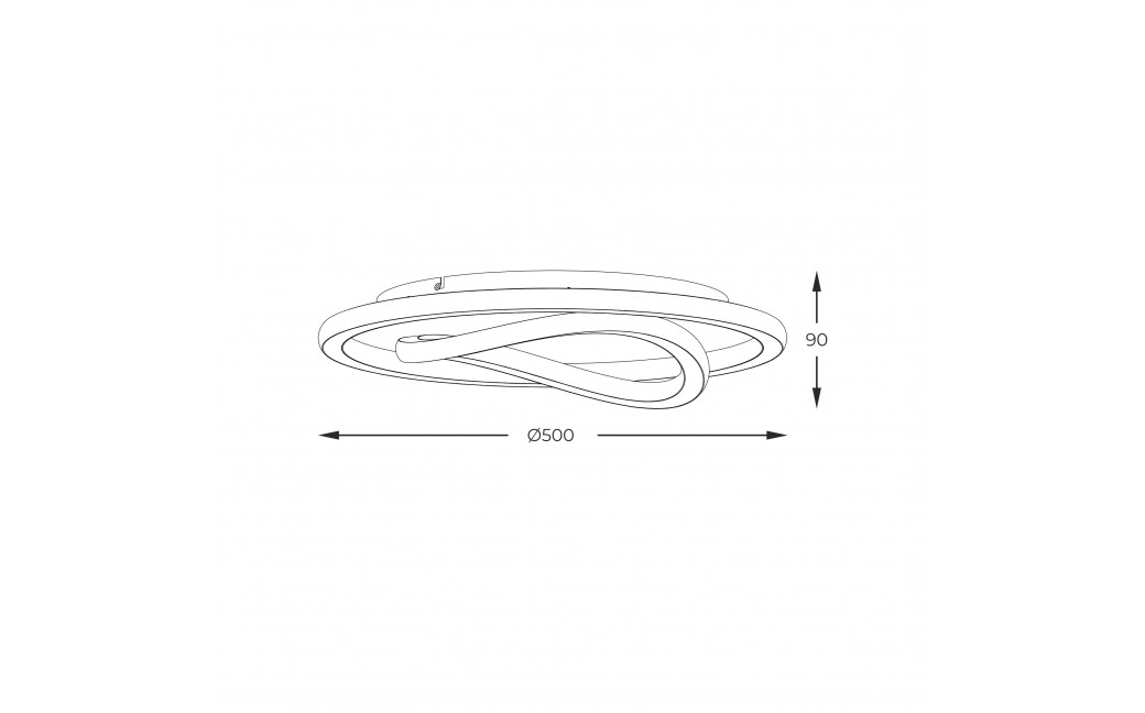 Zuma Line LENS ZŁOTY/CZARNY MX3889-1A-3BGT SUFITOWA