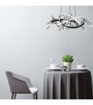 Glamour pendant lamps - Zuma Line MAIA BLACK CHROME MD3481-1S-3BCT Pendant. - product 2