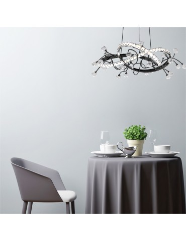 Zuma Line MAIA BLACK CHROME MD3481-1S-3BCT Pendant. - product 2