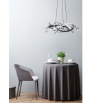 Glamour pendant lamps - Zuma Line MAIA BLACK CHROME MD3481-1S-3BCT Pendant. - product 4