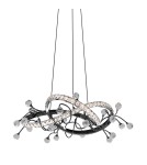 Glamour pendant lamps - Zuma Line MAIA BLACK CHROME MD3481-1S-3BCT Pendant. - product 9