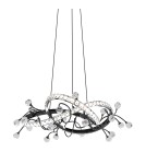 Glamour pendant lamps - Zuma Line MAIA BLACK CHROME MD3481-1S-3BCT Pendant. - product 11