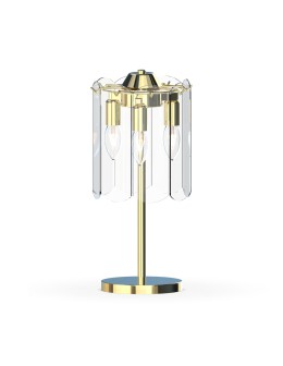 Zuma Line NIRA ZŁOTY/ PRZEŹROCZYSTE SZKŁO MT3523-3S-EGN STOŁOWA