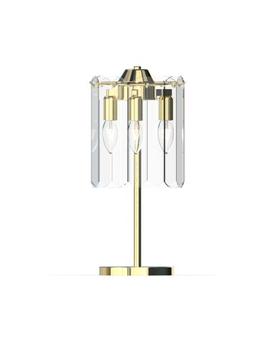 Zuma Line NIRA GOLDEN/ TRANSLARGE GLASS MT3523-3S-EGN TABLE TOWER - product 2
