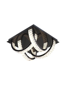 Zuma Line TULA CZARNY CHROM MX3274-4-3BCT SUFITOWA