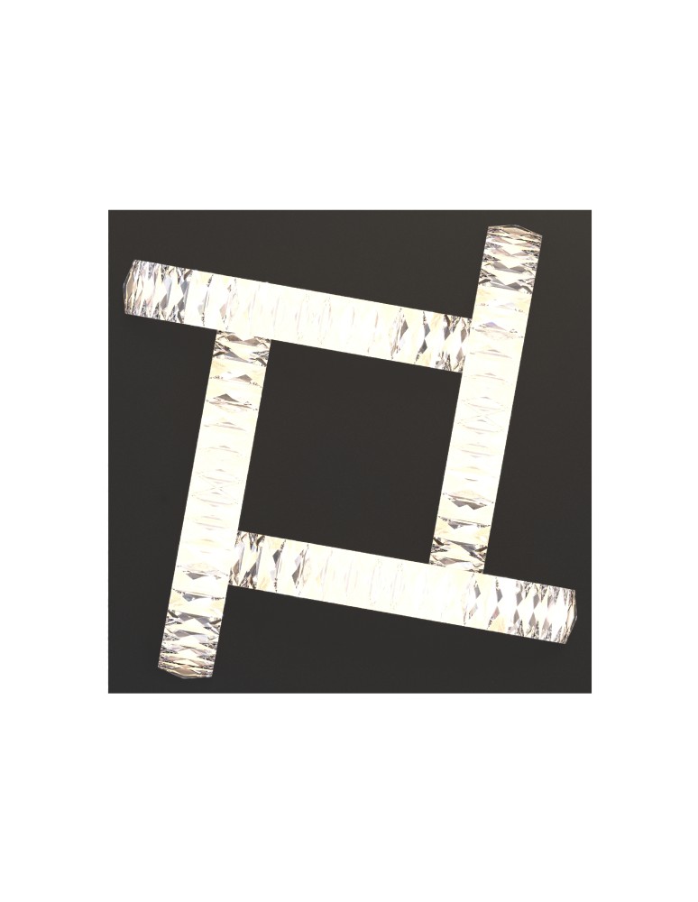 Ceiling lamps with crystals - Zuma Line TULA BLACK CHROME MX3274-4-3BCT SUSPENSION SURFACE. - product kolory-swiatla.pl 3