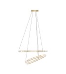 Glamour pendant lamps - Zuma Line ATHESA GOLD MD3169-2-3GT Pendant. - product 3