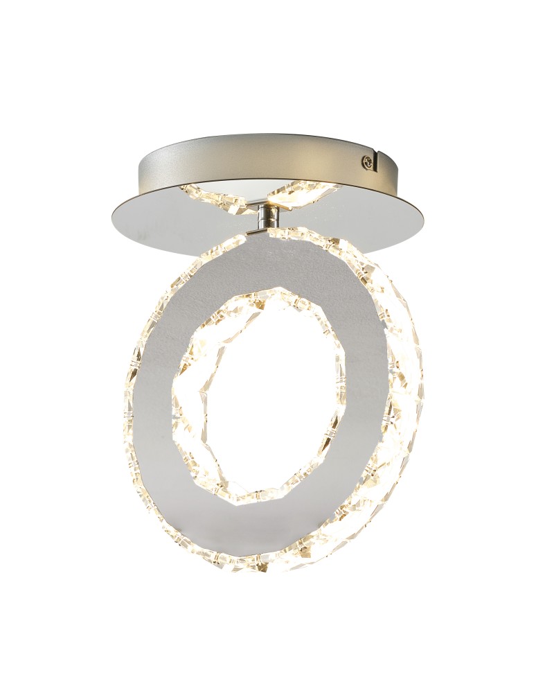 Ceiling lamps with crystals - Zuma Line GIRONA CHROM MX3713-1-3CT SUFFOLTAGE. - product kolory-swiatla.pl 4