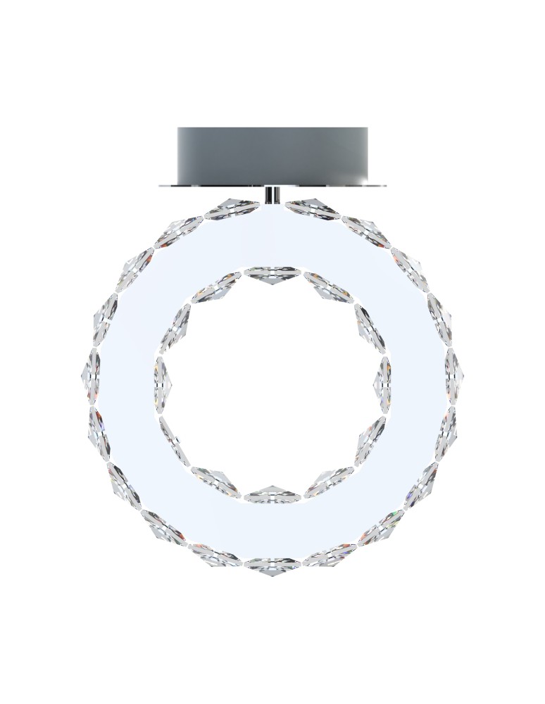 Ceiling lamps with crystals - Zuma Line GIRONA CHROM MX3713-1-3CT SUFFOLTAGE. - product kolory-swiatla.pl 5