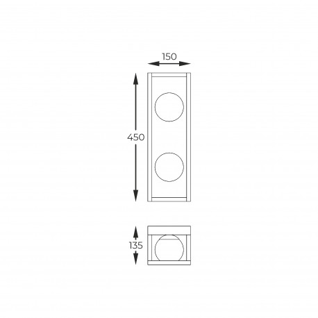 Zuma Line PIRO CZARNY MAT MB3115-2-3BT KINKIET