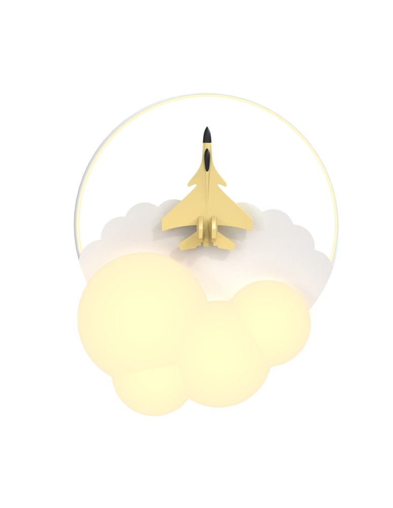 Children's ceiling lamps - Zuma Line FOCUS WHITE MX4024-1-3WT SUFFIT. - product kolory-swiatla.pl 2