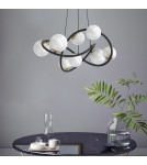 Pendant lamps spheres - Zuma Line NISYRO BLACK/GOLD MAT MD4922-8-EBGN Pendant. - product 3