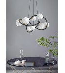 Pendant lamps spheres - Zuma Line NISYRO BLACK/GOLD MAT MD4922-8-EBGN Pendant. - product 5