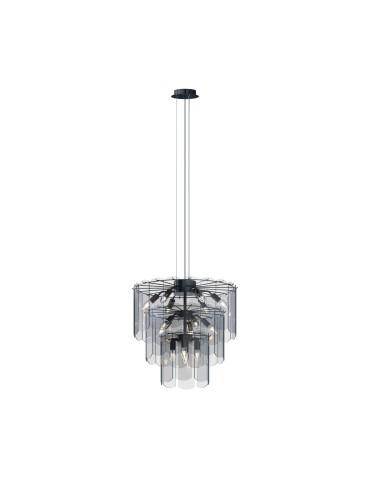 Zuma Line NIRA BLACK CHROME/DYMIONE GLASS MD3523-14L-EBCN Pendant.