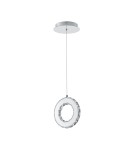 Single pendant lamps - Zuma Line GIRONA CHROM MD3713-1-3CT Pendant. - product 1